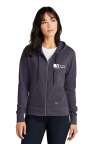 Ladies New ERA Full Zip Thermal Hoodie with 3" CVTC Embroidered Logo